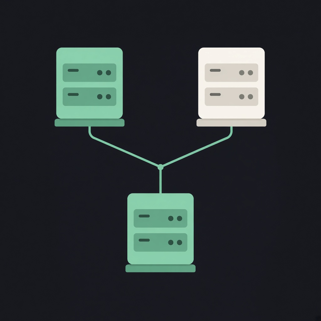 Connected mint server blocks on a dark field